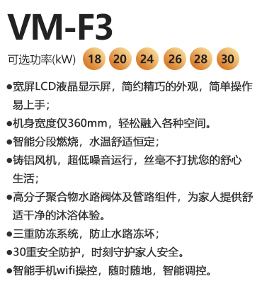 瑞马VM-F3系列燃气意昂官网