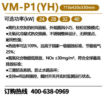 瑞马VM-P1（YH）全预混燃气意昂官