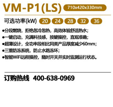 瑞马VM-P1（LS）零冷水燃气意昂官