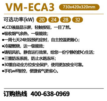 瑞马VM-ECA3冷凝式燃气意昂官